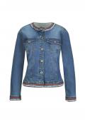 Designer-Jeansjacke blue-bleached