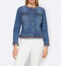 Designer-Jeansjacke blue-bleached