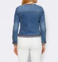 Designer-Jeansjacke blue-bleached