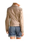 Designer-Jeansjacke metallic Größe 40