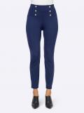 Designer-Jersey-Leggings nachtblau