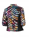 Designer-Jerseyblazer schwarz-bunt