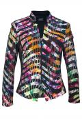 Designer-Jerseyblazer schwarz-bunt