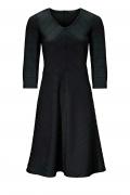 Designer-Jerseykleid schwarz