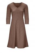 Designer-Jerseykleid taupe