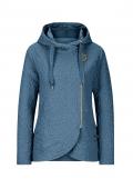 Designer-Kapuzensweatjacke bleu