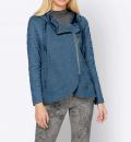 Designer-Kapuzensweatjacke bleu