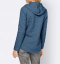 Designer-Kapuzensweatjacke bleu