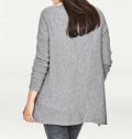 Designer-Kaschmir-Cardigan grau