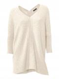 Designer-Kaschmir-Pullover creme