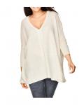 Designer-Kaschmir-Pullover creme