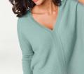 Designer-Kaschmir-Pullover mint