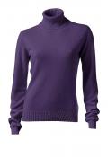 Designer-Kaschmir-Rollkragenpullover lila