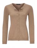 Designer-Kaschmircardigan camel