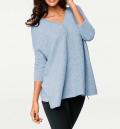 Designer-Kaschmirpullover hellblau