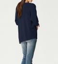 Designer-Kaschmirpullover marine