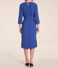 Designer-Kleid azurblau