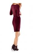 Designer-Kleid bordeaux