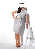 Designer-Kleid grau