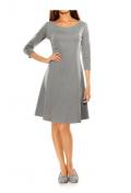 Designer-Kleid grau Gr. 38