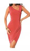 Designer-Kleid koralle Gr. 40