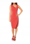 Designer-Kleid koralle Gr. 40