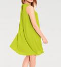 Designer-Kleid limette