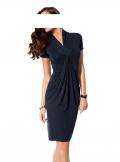 Designer-Kleid marine