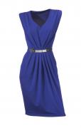 Designer-Kleid royalblau