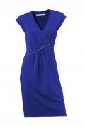 Designer-Kleid royalblau