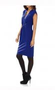 Designer-Kleid royalblau