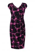 Designer-Kleid schwarz-pink