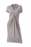 Designer-Kleid taupe