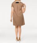 Designer-Kleid taupe Gr. 38