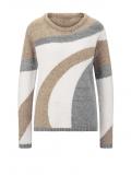 Designer-Kuschel-Pullover sesam-grau