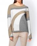 Designer-Kuschel-Pullover sesam-grau