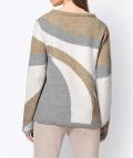 Designer-Kuschel-Pullover sesam-grau