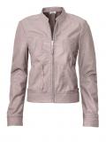 Designer-Lammnappalederjacke mauve