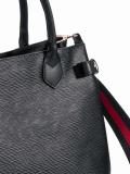 Designer-Leder-Handtasche schwarz