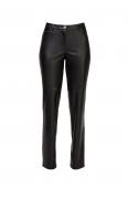 Designer-Lederimitat-Hose schwarz