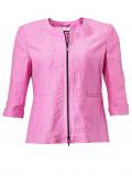 Designer-Leinenblazer pink