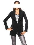 Designer-Longblazer schwarz