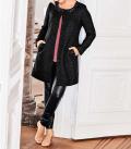 Designer-Longblazer schwarz