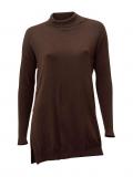 Designer-Longpullover braun