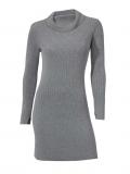 Designer-Longpullover grau