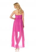 Designer-Maxikleid mit Spitze pink