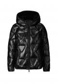 Designer-Outdoor-Steppjacke schwarz