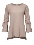 Designer-Oversized-Pullover beige