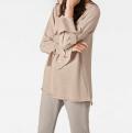 Designer-Oversized-Pullover beige