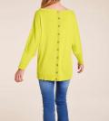 Designer-Oversizedpullover limette